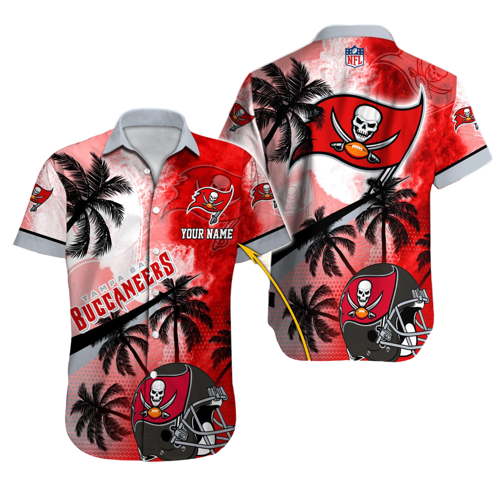 Tampa Bay Buccaneers Hawaiian Shirt NFL Football Custom Hawaiian Shirt for Men Women Gift For Fans