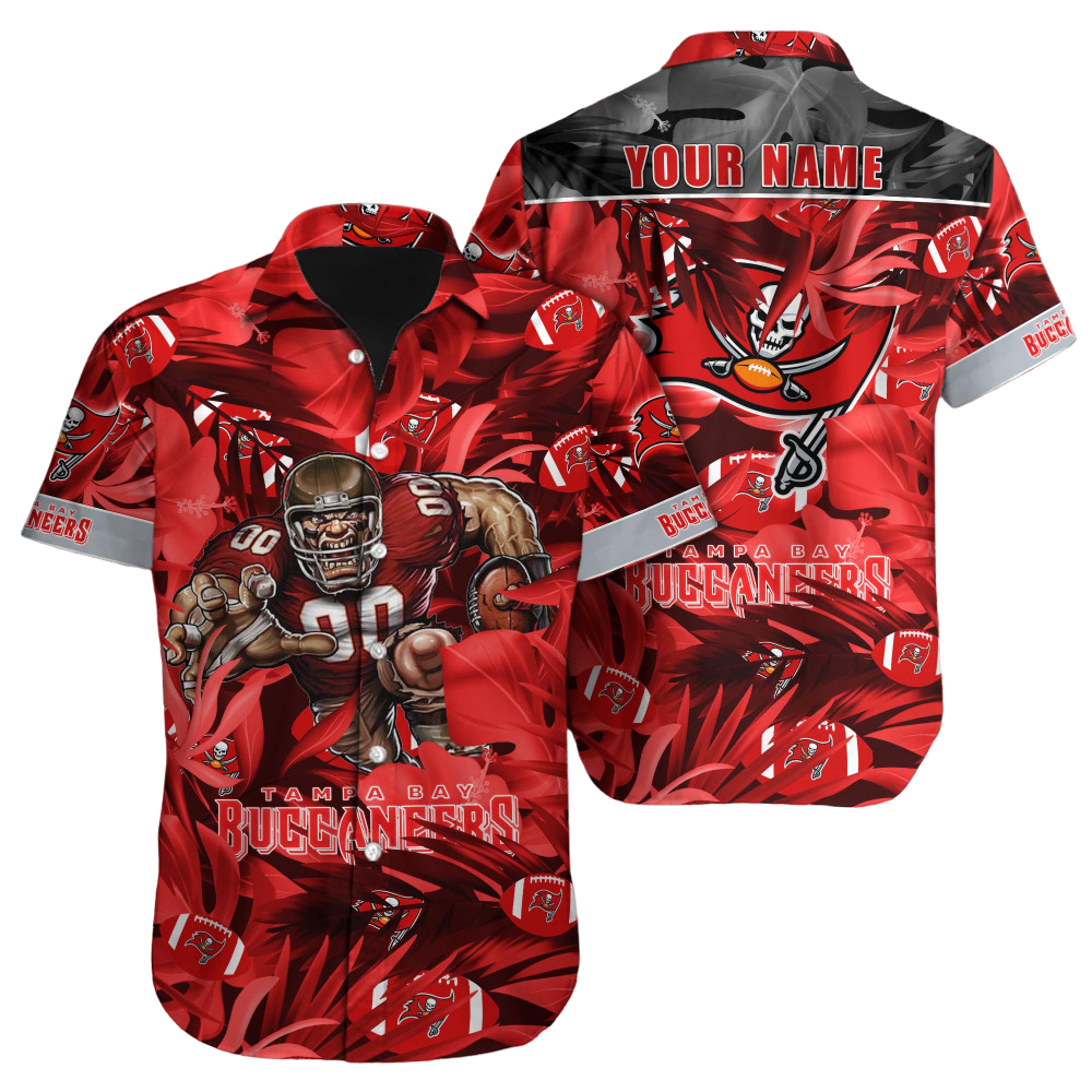 Tampa Bay Buccaneers Hawaiian Shirt NFL Football Custom Hawaiian Shirt for Men Women Gift For Fans