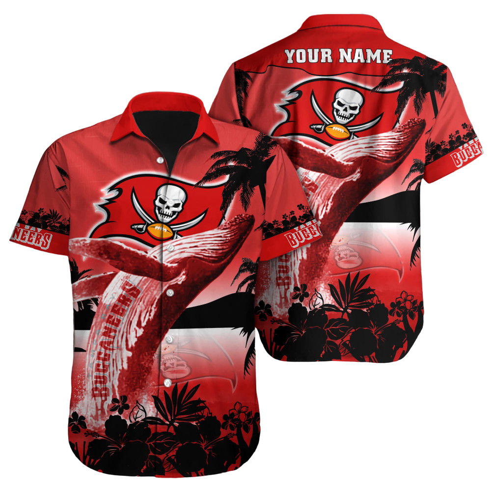 Tampa Bay Buccaneers Hawaiian Shirt NFL Football Custom Hawaiian Shirt for Men Women Gift For Fans