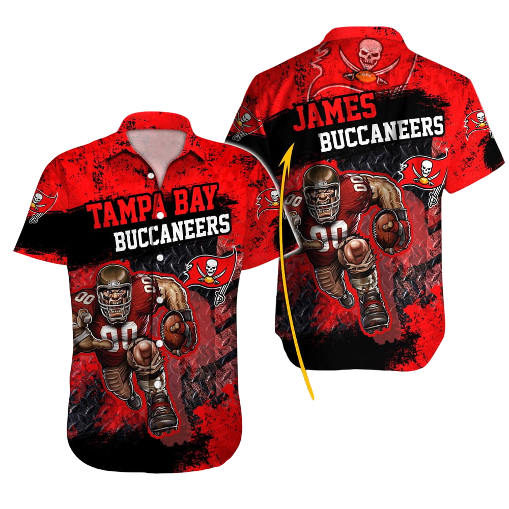 Tampa Bay Buccaneers Hawaiian Shirt NFL Football Custom Hawaiian Shirt for Men Women Gift For Fans