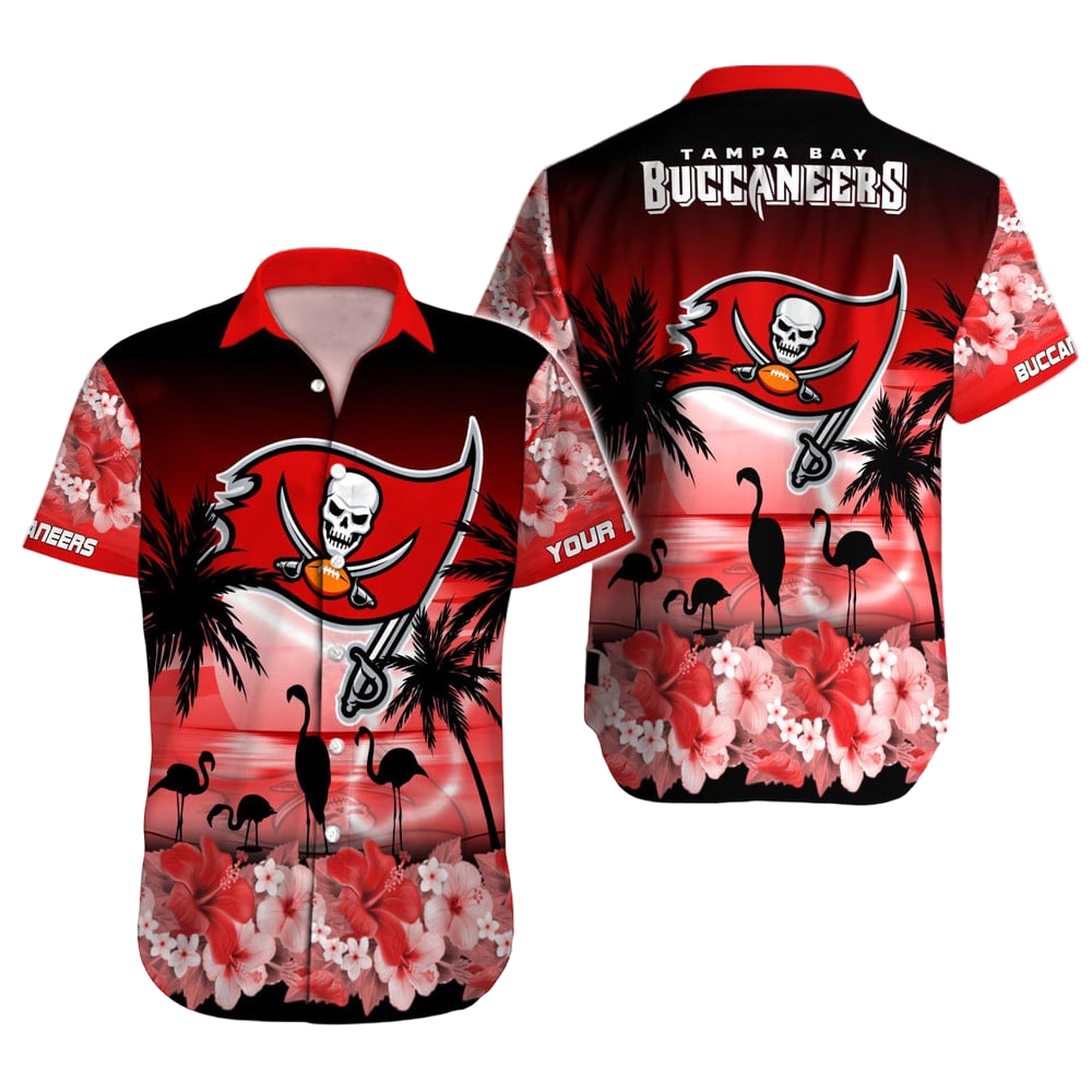 Tampa Bay Buccaneers Hawaiian Shirt NFL Football Custom Hawaiian Shirt for Men Women Gift For Fans