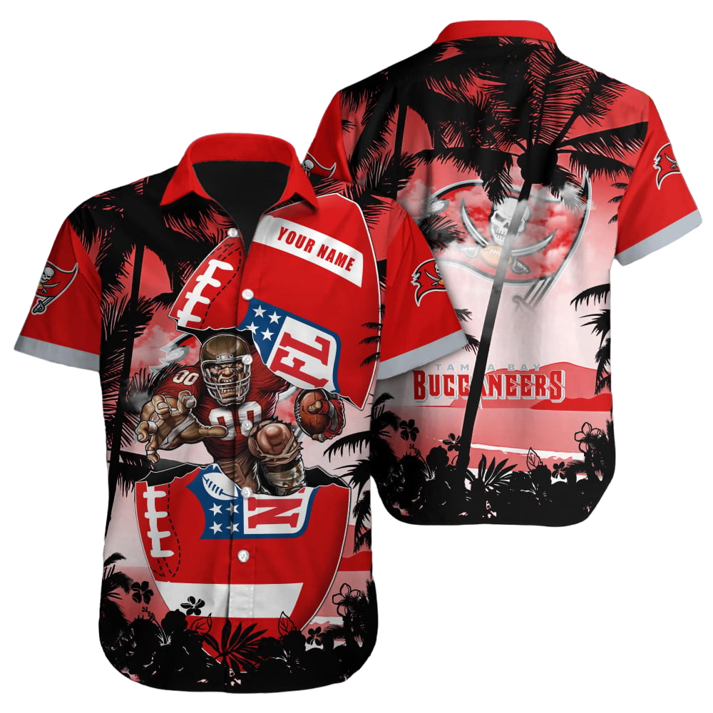 Tampa Bay Buccaneers Hawaiian Shirt NFL Football Custom Hawaiian Shirt for Men Women Gift For Fans