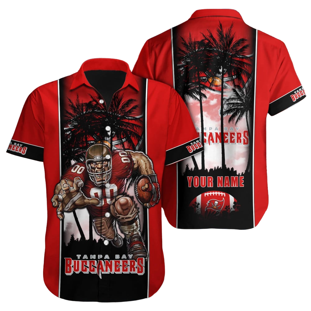 Tampa Bay Buccaneers Hawaiian Shirt NFL Football Custom Hawaiian Shirt for Men Women Gift For Fans