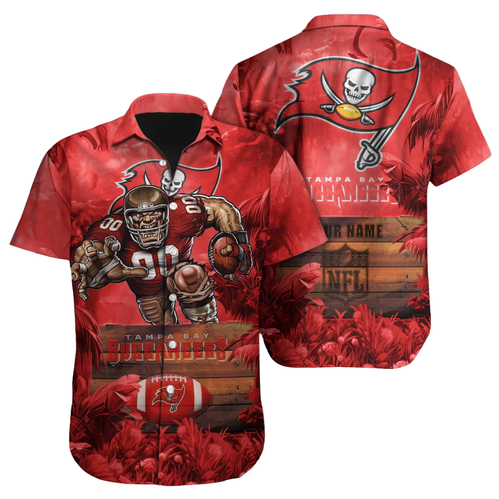 Tampa Bay Buccaneers Hawaiian Shirt NFL Football Custom Hawaiian Shirt for Men Women Gift For Fans