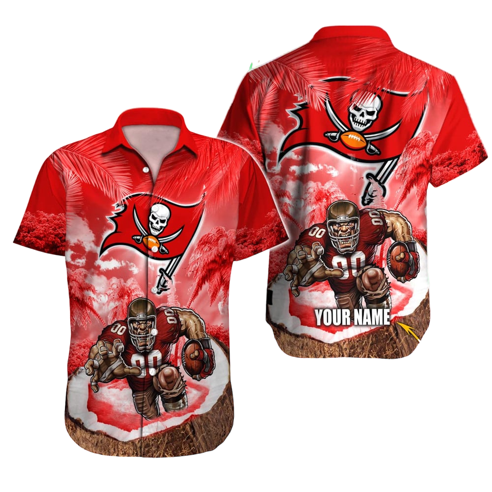 Tampa Bay Buccaneers Hawaiian Shirt NFL Football Custom Hawaiian Shirt for Men Women Gift For Fans