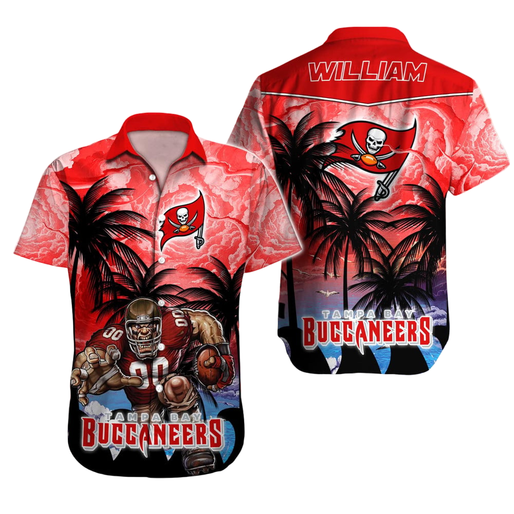 Tampa Bay Buccaneers Hawaiian Shirt NFL Football Custom Hawaiian Shirt for Men Women Gift For Fans