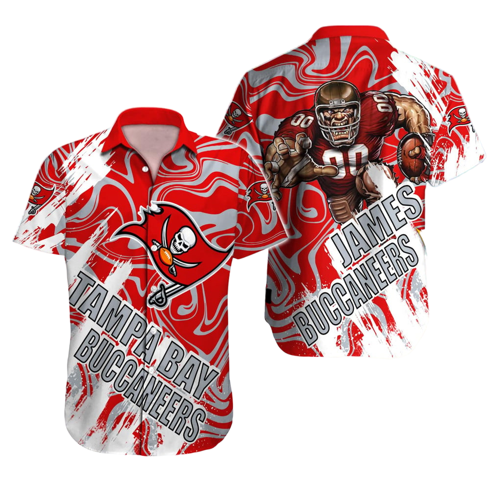 Tampa Bay Buccaneers Hawaiian Shirt NFL Football Custom Hawaiian Shirt for Men Women Gift For Fans