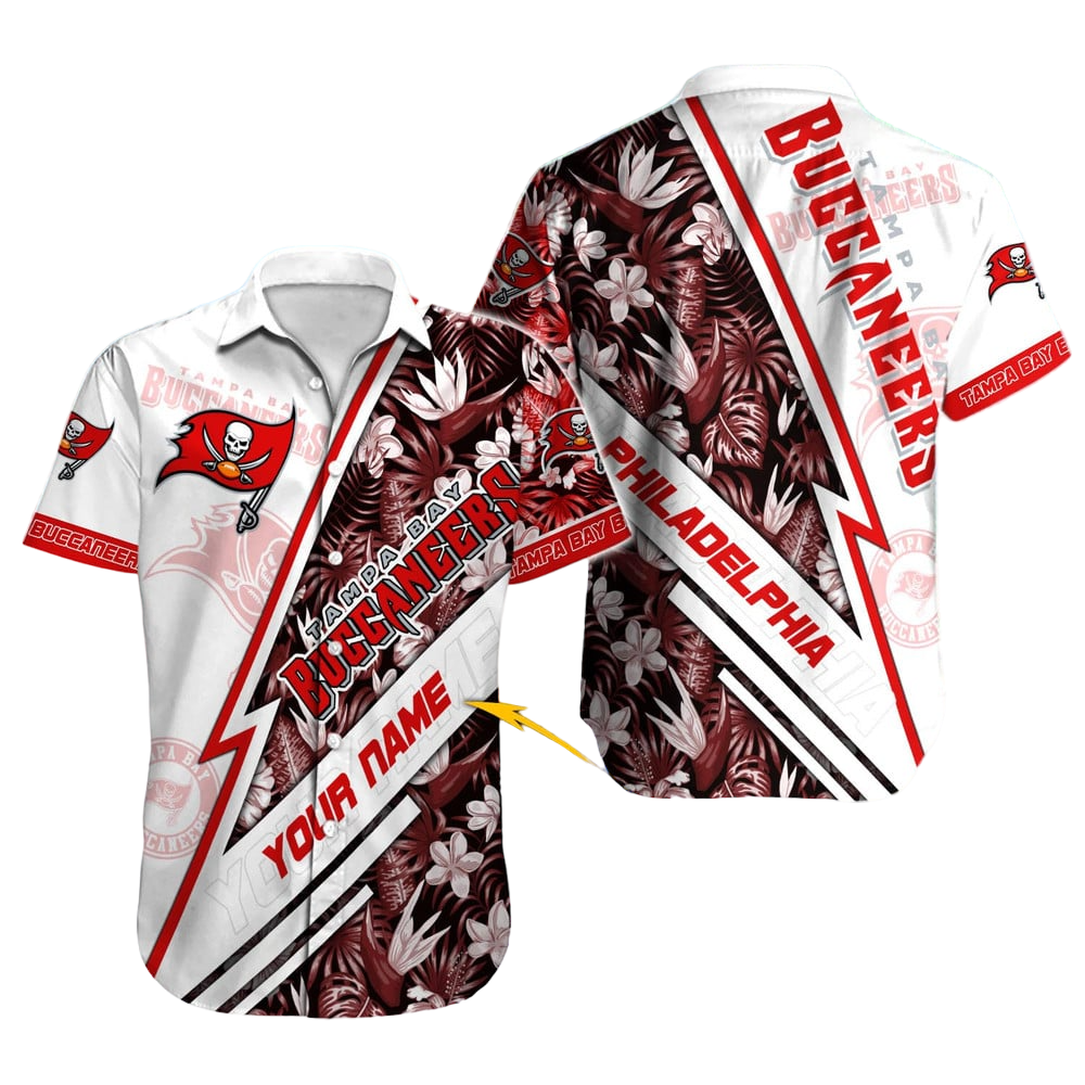 Tampa Bay Buccaneers Hawaiian Shirt NFL Football Custom Hawaiian Shirt for Men Women Gift For Fans