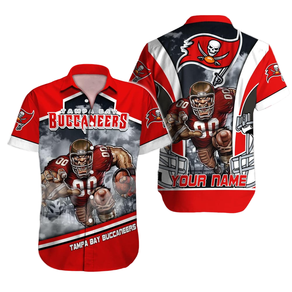 Tampa Bay Buccaneers Hawaiian Shirt NFL Football Custom Hawaiian Shirt for Men Women Gift For Fans