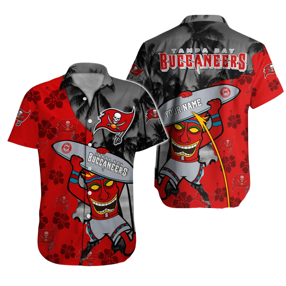 Tampa Bay Buccaneers Hawaiian Shirt NFL Football Custom Hawaiian Shirt for Men Women Gift For Fans