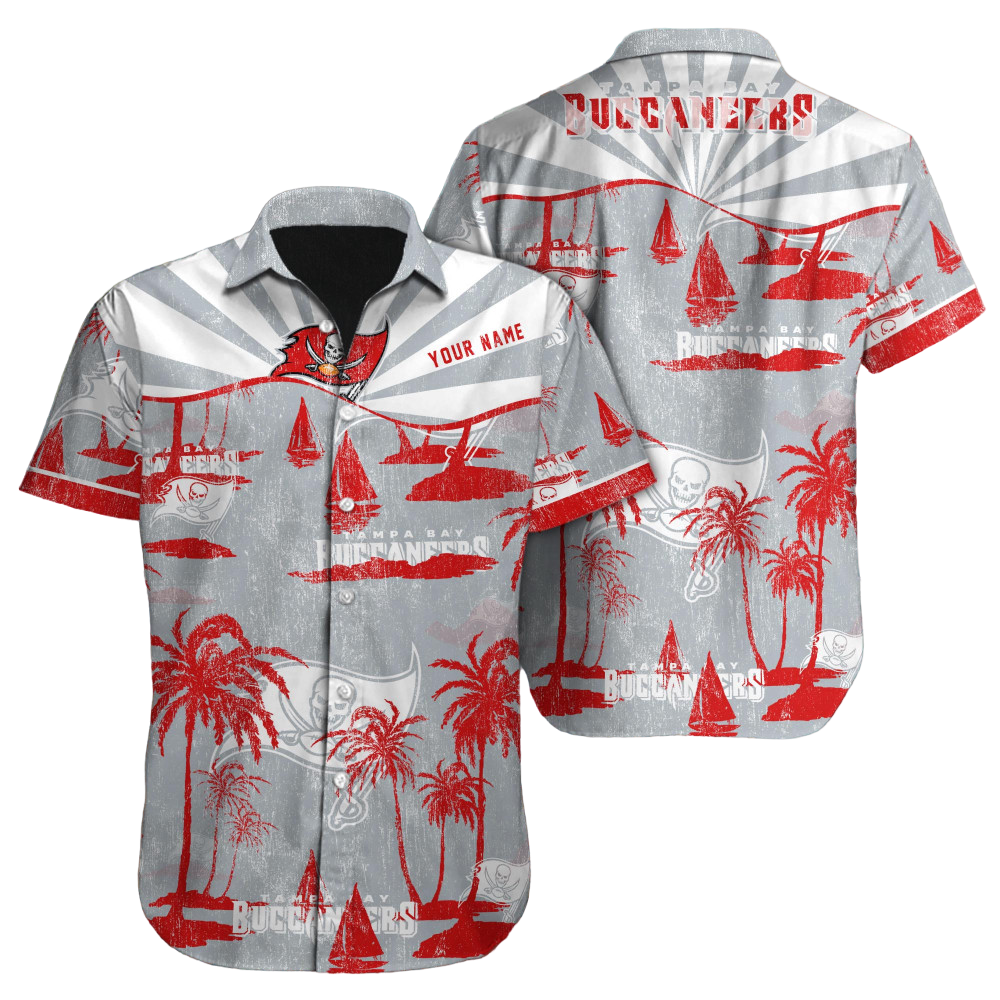 Tampa Bay Buccaneers Hawaiian Shirt NFL Football Custom Hawaiian Shirt for Men Women Gift For Fans