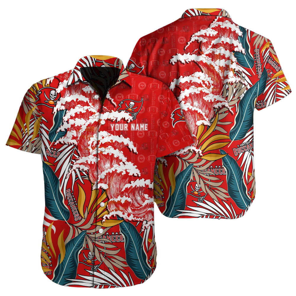 Tampa Bay Buccaneers Hawaiian Shirt NFL Football Hawaiian Shirt for Men Women Gift For Fans38176