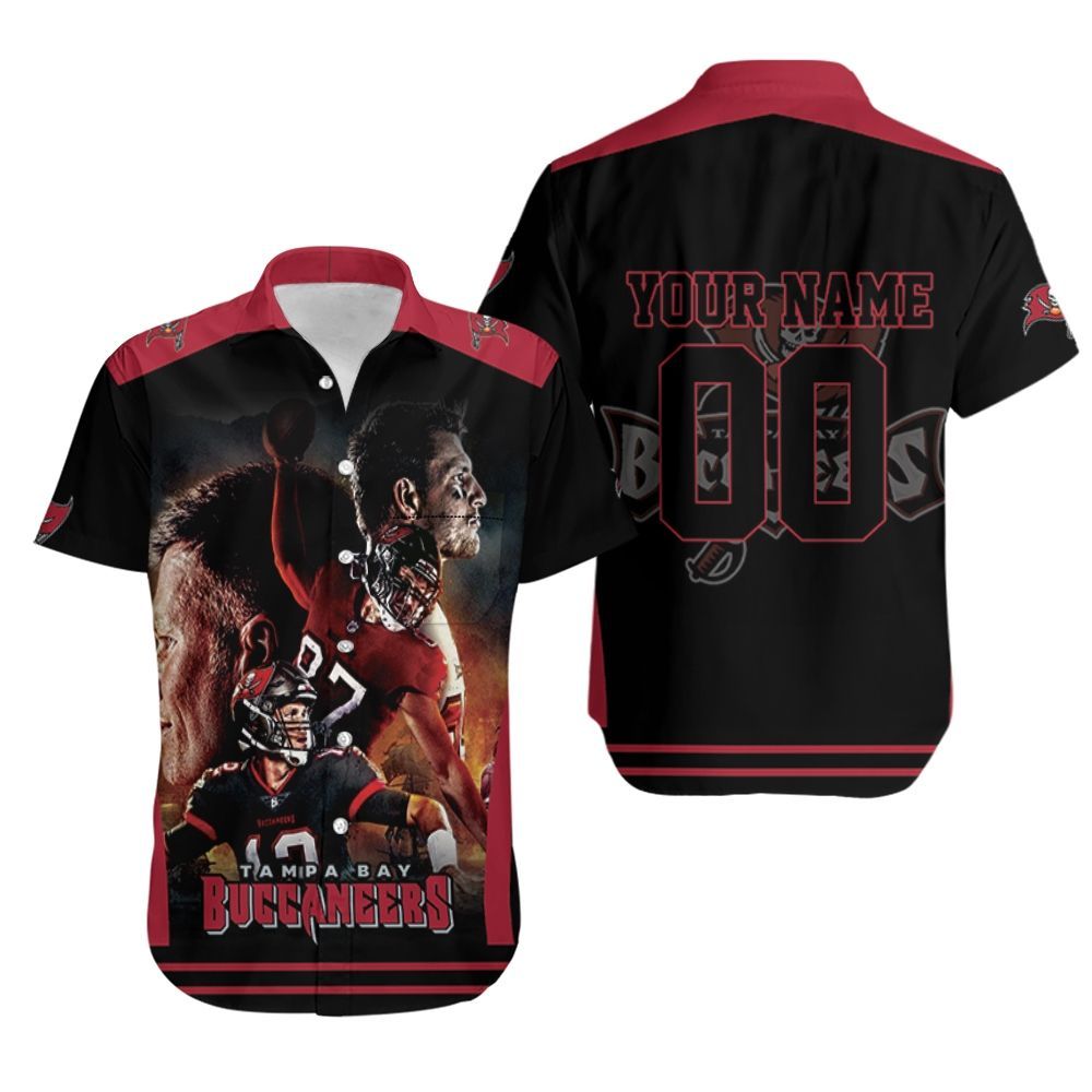 Tampa Bay Buccaneers Legends Champion For Fans 3D Printed Personalized Hawaiian Shirt Aloha Shirt for Men Women