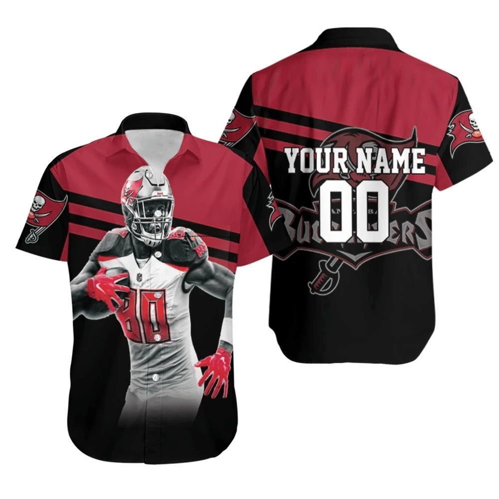 Tampa Bay Buccaneers Michael Clayton 80 For Fan Personalized Hawaiian Shirt Aloha Shirt for Men Women Combo Beach