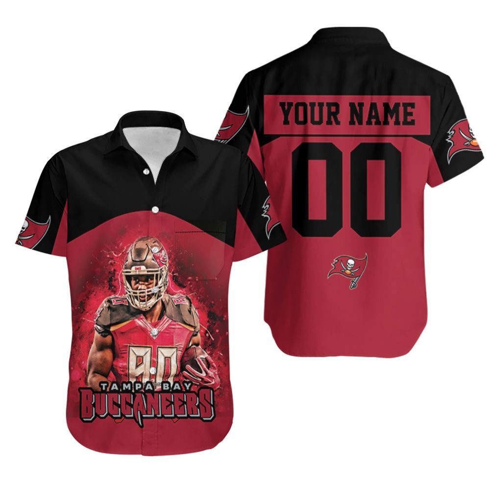 Tampa Bay Buccaneers Michael Clayton 80 Legend 3D Printed Personalized Hawaiian Shirt Aloha Shirt for Men Women