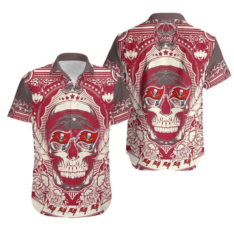 Tampa Bay Buccaneers Skull NFL Gift For Fan Hawaii Shirt for Men Women