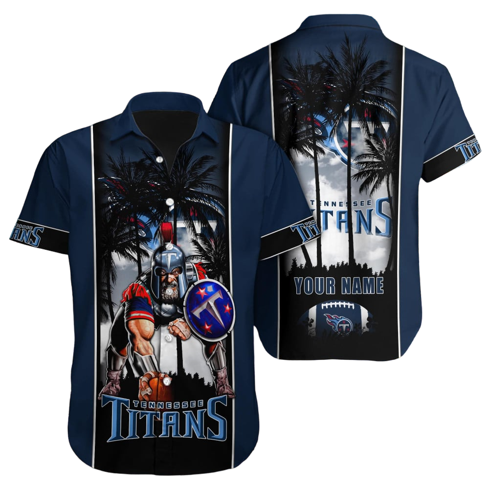 Tennessee Titans Hawaiian Shirt NFL Football Custom Hawaiian Shirt for Men Women Gift For Fans