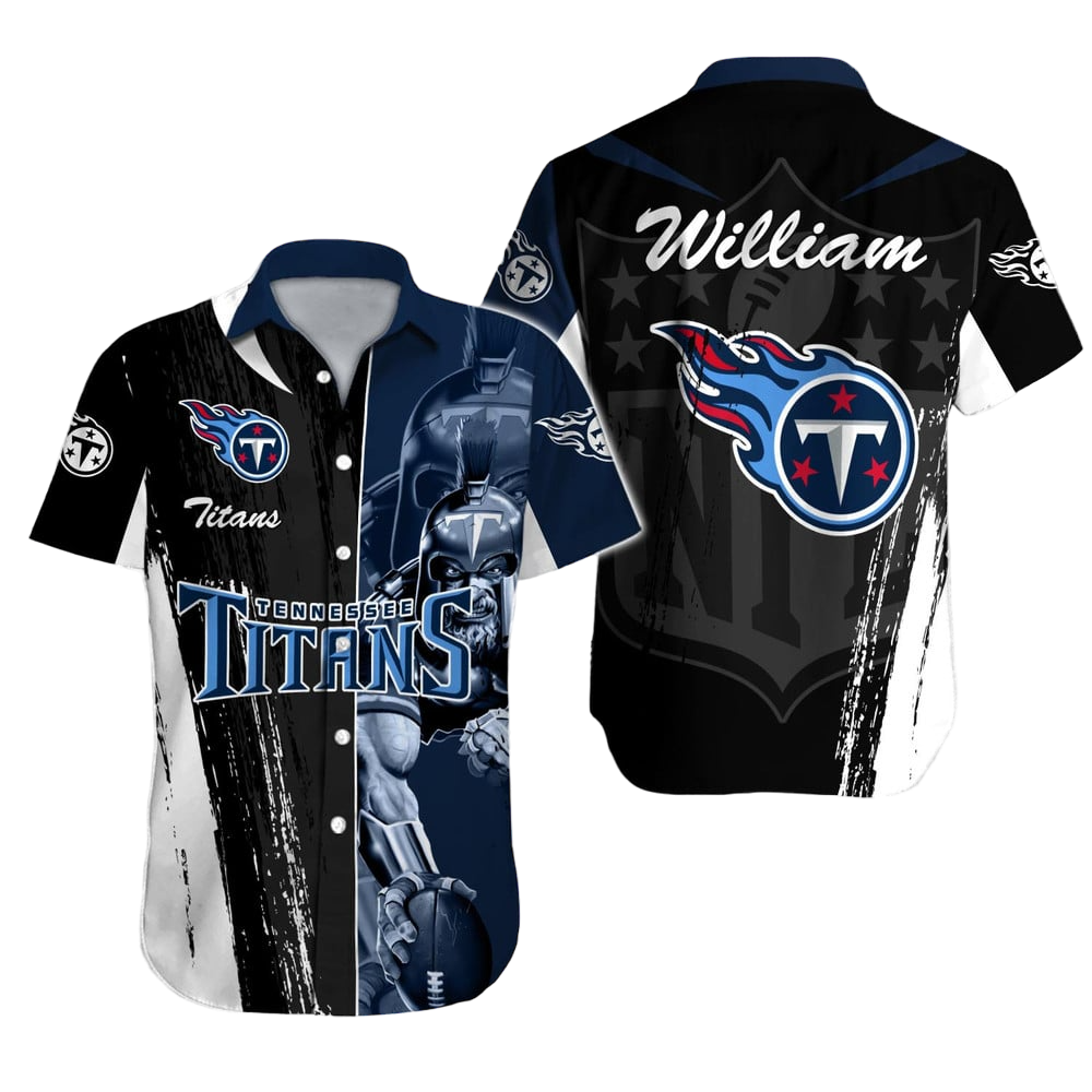 Tennessee Titans Hawaiian Shirt NFL Football Custom Hawaiian Shirt for Men Women Gift For Fans