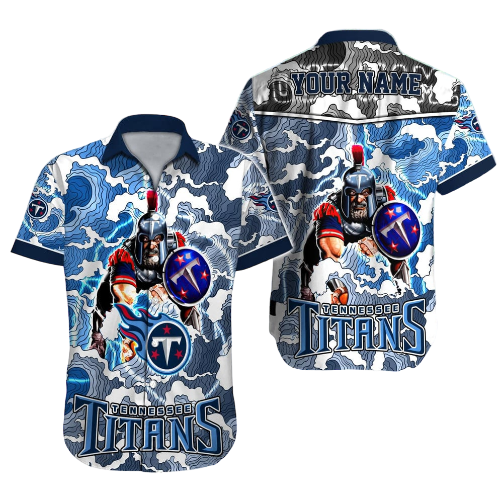 Tennessee Titans Hawaiian Shirt NFL Football Custom Hawaiian Shirt for Men Women Gift For Fans