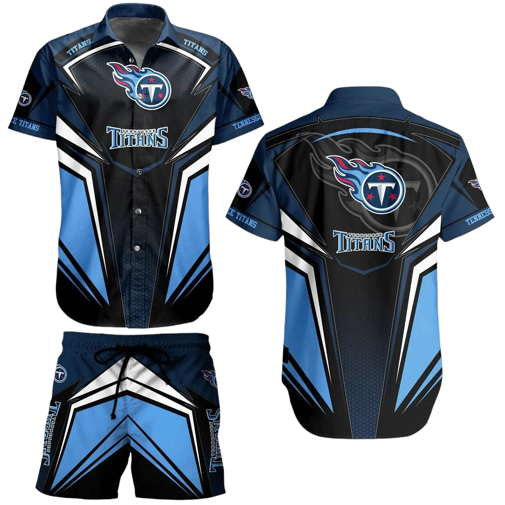 Tennessee Titans NFL Football Hawaii Short Shirt For This Summer Graphic Hawaiian Shirt Gift Big Fans001