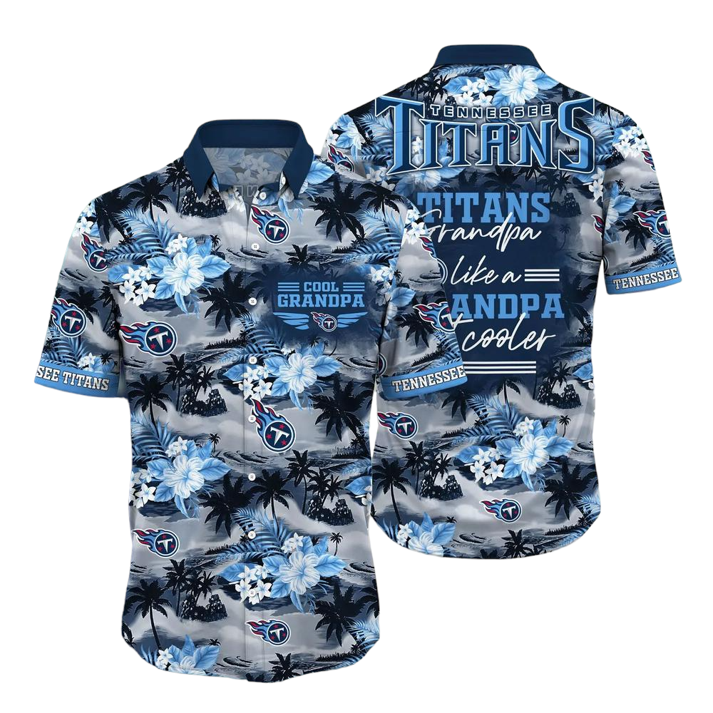 Tennessee Titans NFL Hawaiian Shirt For Grandparent New Trending Beach Shirt