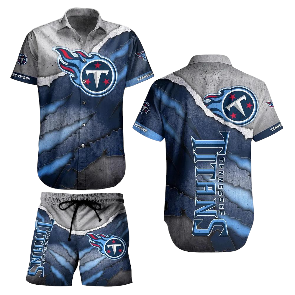 Tennessee Titans NFL Hawaiian Shirt And Short Summer Vintage Beach Shirt For Your Loved Ones
