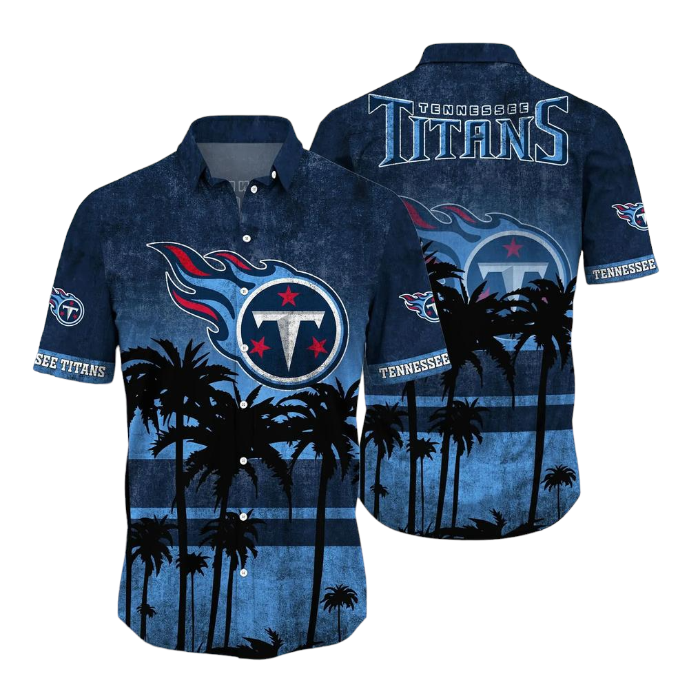 Tennessee Titans NFL Hawaiian Shirt Tropical Pattern Graphic New Collection Summer Gift For Fan NFL