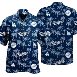 Th0014 Los Angeles Dodgers Hawaiian Beach Hawaiian Shirt Aloha Shirt for Men Women