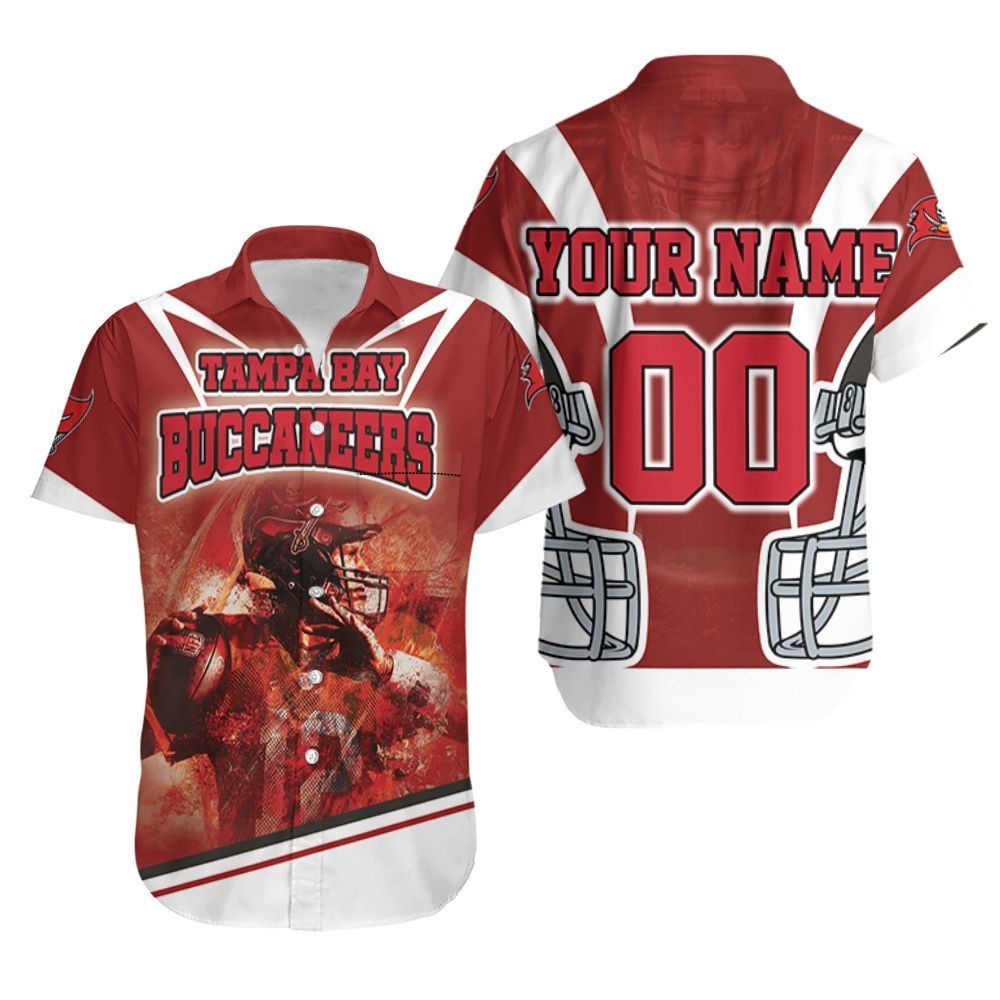 Tom Brady 12 Tampa Bay Buccaneers Super BowlNfc South Champions Personalized Hawaiian Shirt Aloha Shirt for Men Women