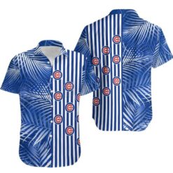 Topsportee Chicago Cubs Hawaiian Shirt Aloha Shirt for Men Women