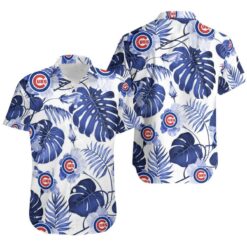 Topsportee Chicago Cubs Tropical Flower Limited Edition Hawaiian Shirt Aloha Shirt for Men Women