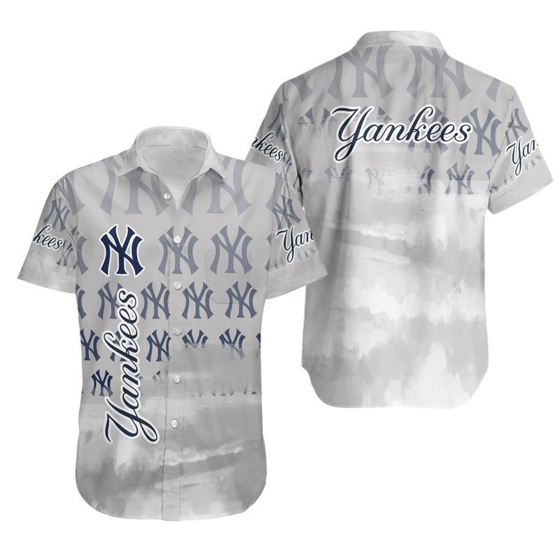 Topsportee New York Yankees Hawaiian Shirt Aloha Shirt for Men Women Summer Collection