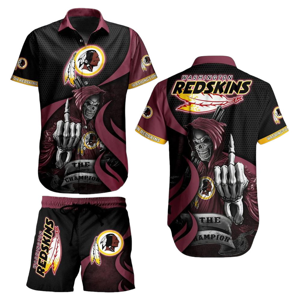 Washington Redskins NFL Football Hawaiian Shirt And Short Graphic Summer The Champion Gift For Men Women