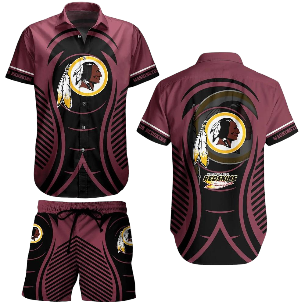 Washington Redskins NFL Hawaiian Shirt And Short New Collection Summer Best Gift For Big Fans