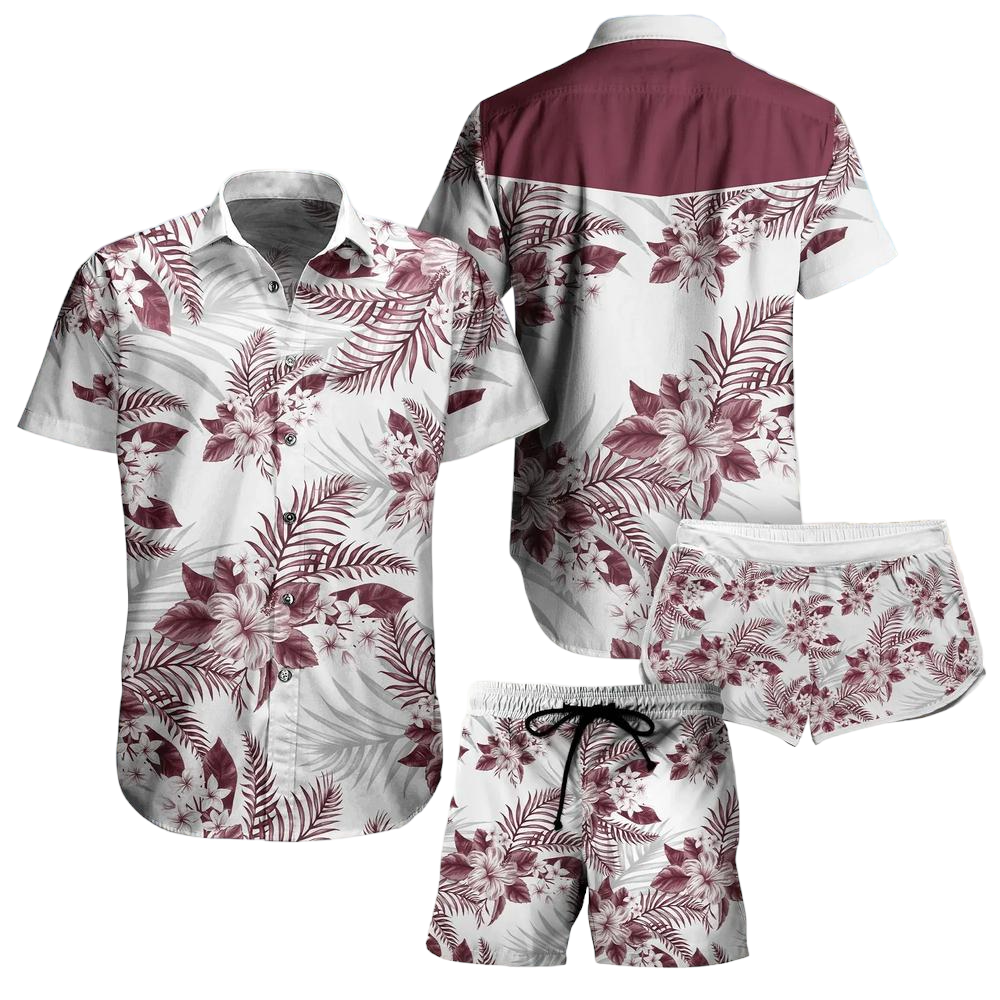 Washington Redskins NFL Hawaiian Shirt And Short Tropical Pattern Graphic This Summer For Sports Enthusiast