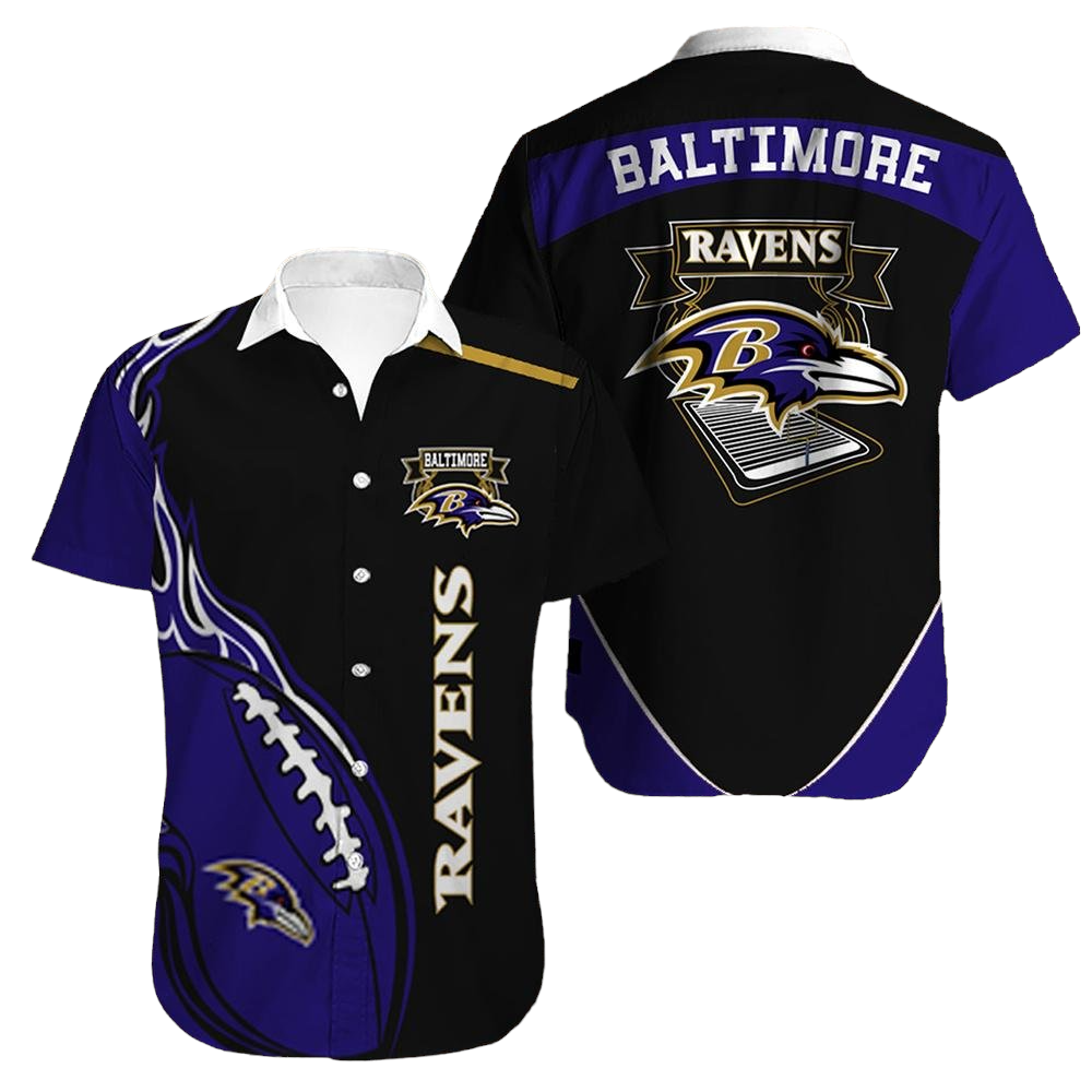 baltimore ravens Hawaiian Shirt Aloha Shirt for Men Women