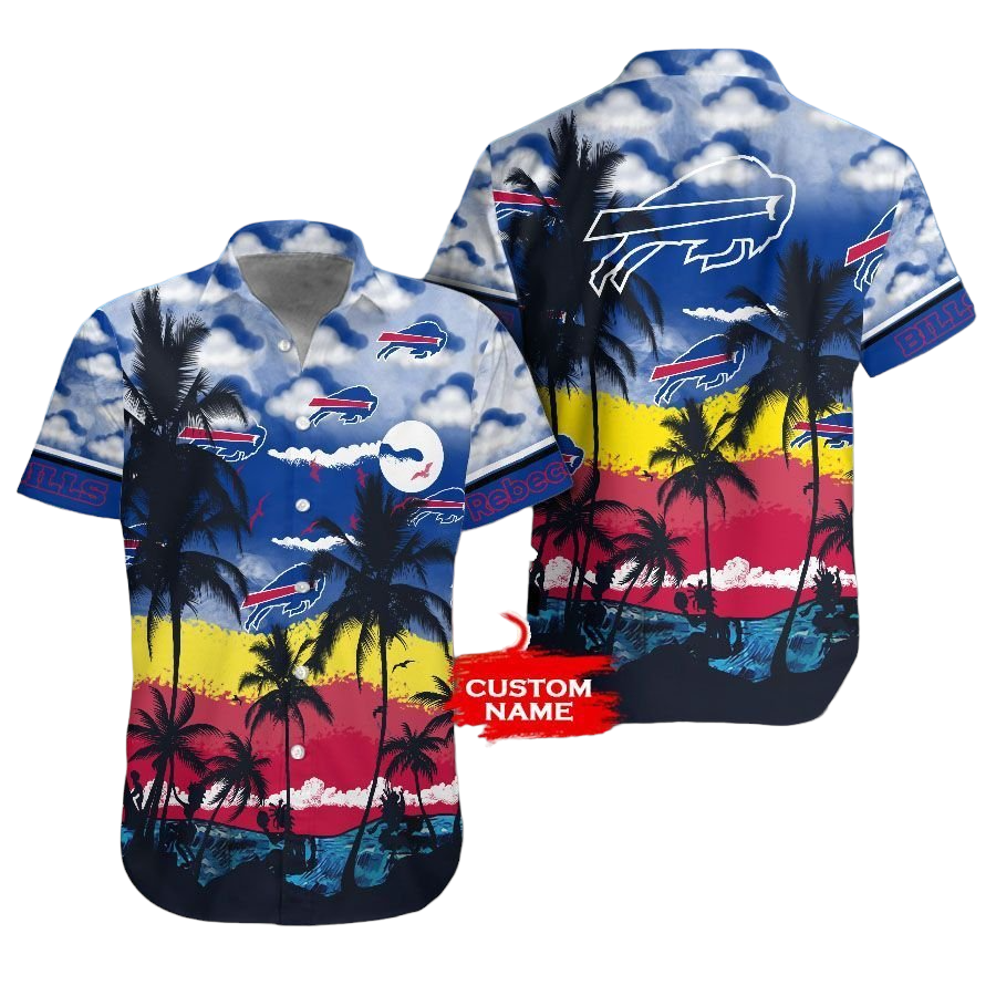 buffalo bills nfl gift for fan personalized hawaiian Aloha Shirt for Men Women
