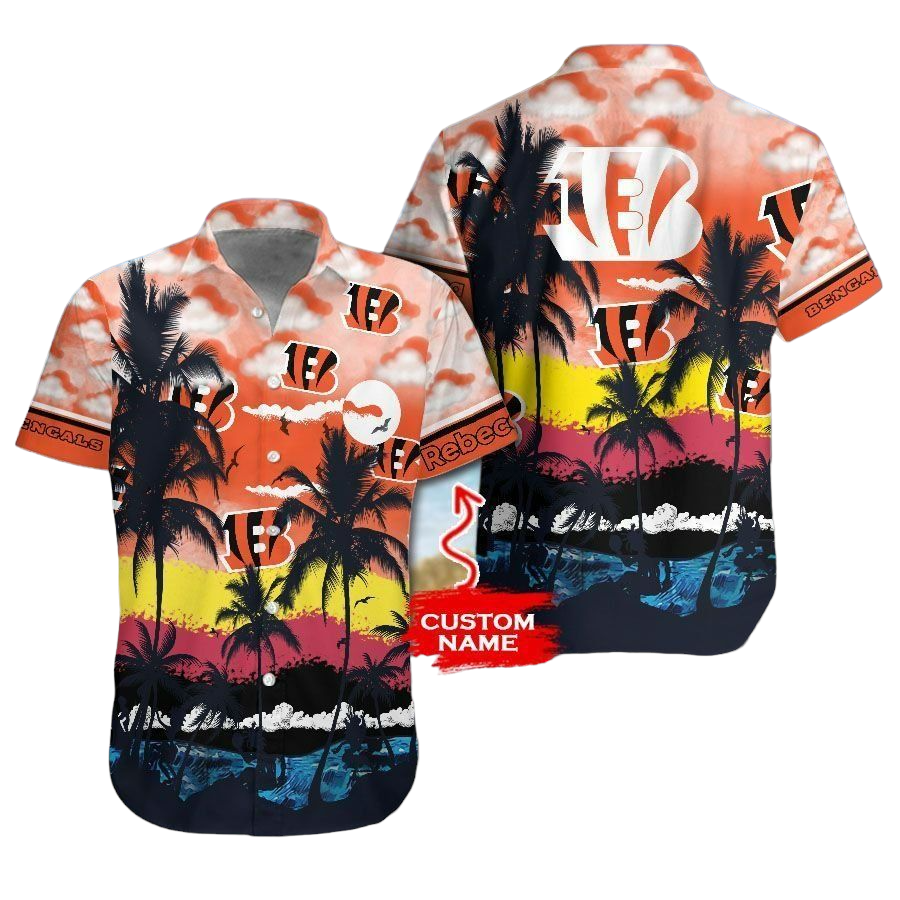 cincinnati bengals nfl gift for fan personalized Hawaiian Shirt Aloha Shirt for Men Women