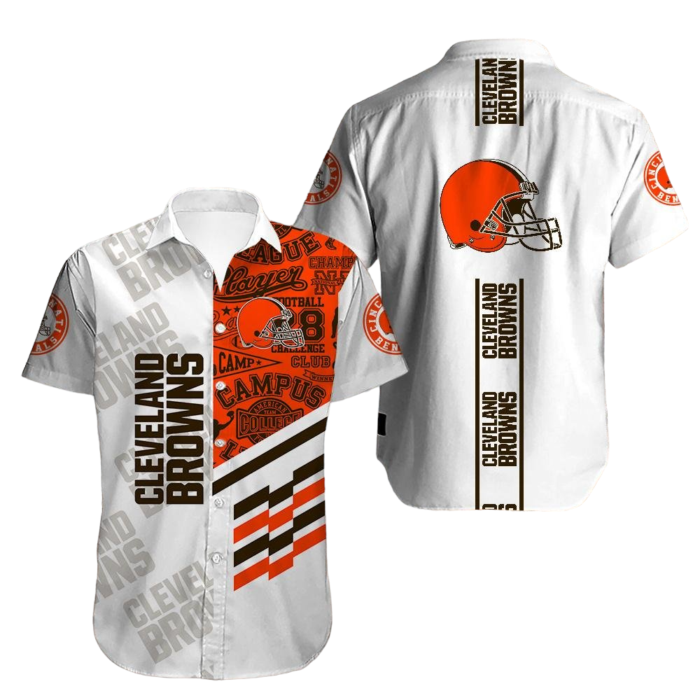 cleveland browns Hawaiian Shirt Aloha Shirt for Men Women