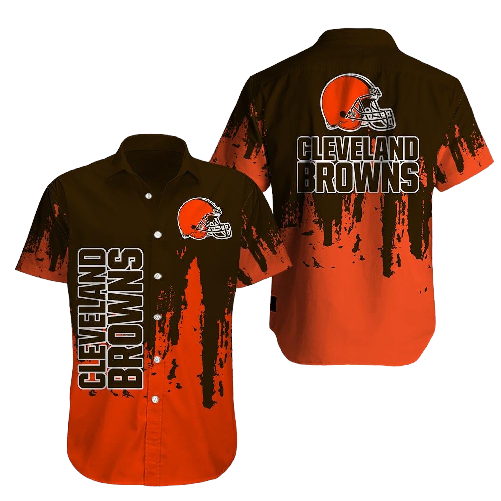 cleveland browns Hawaiian Shirt Aloha Shirt for Men Women