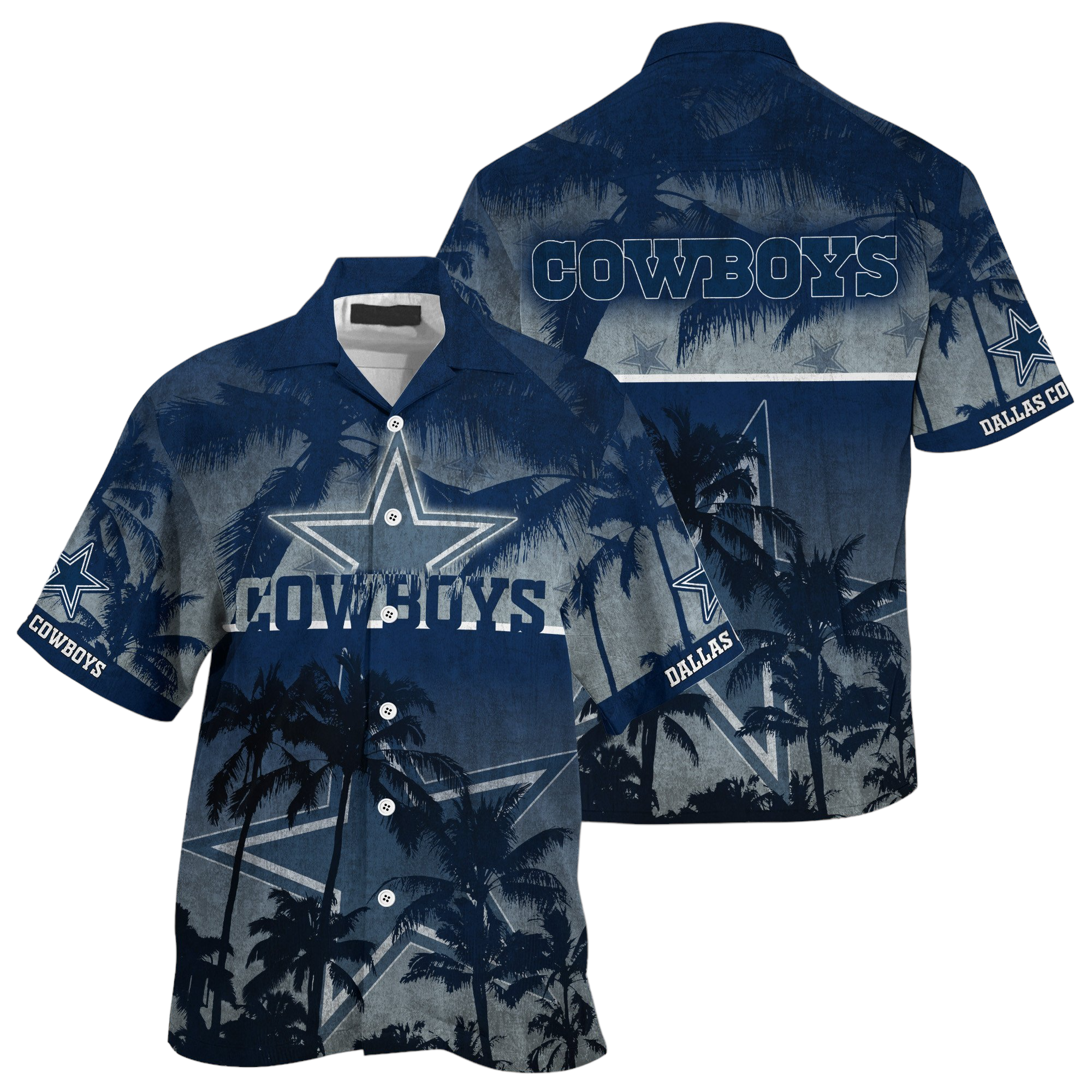 dallas cowboys nfl summer Hawaiian Shirt Aloha Shirt for Men Women