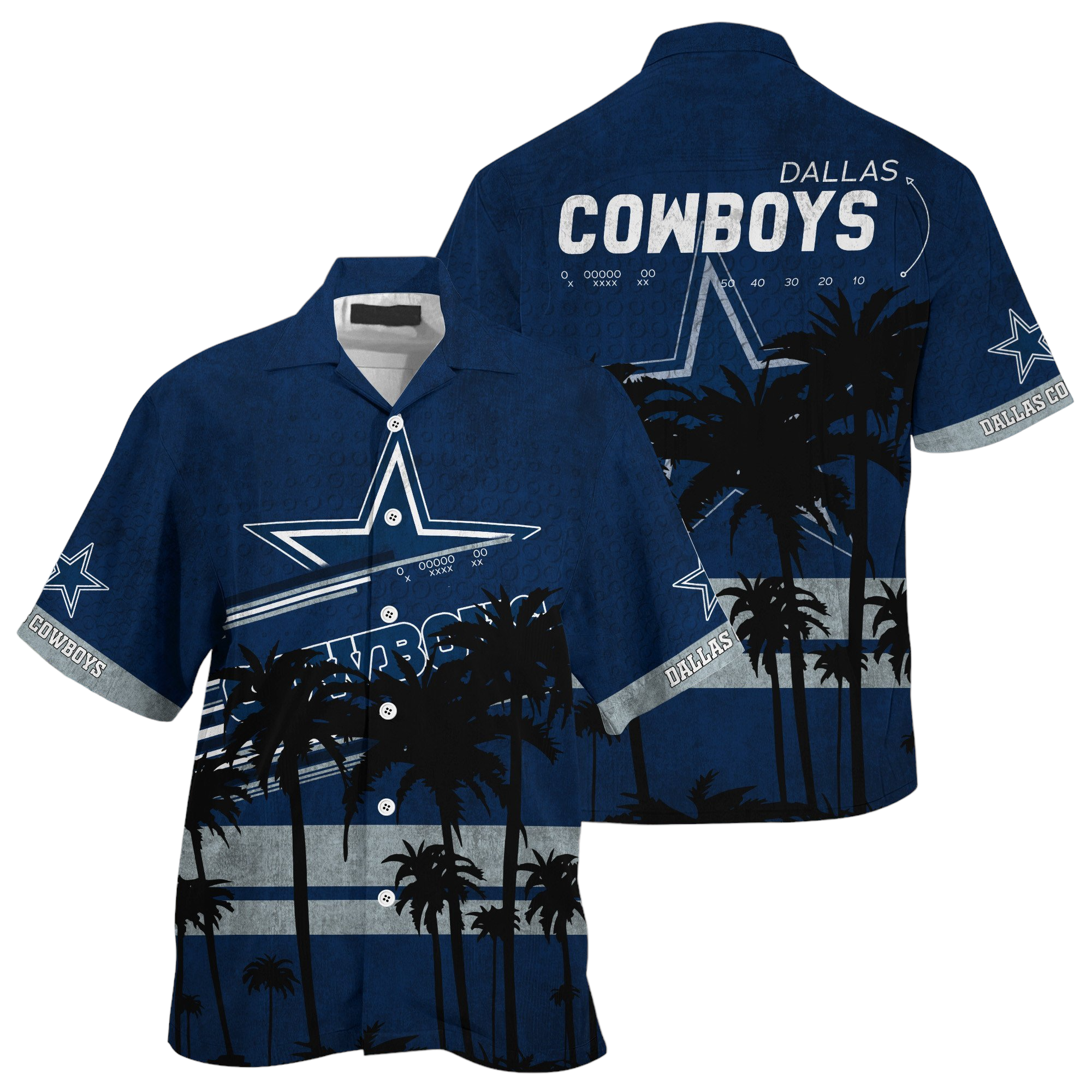 dallas cowboys nfl summer Hawaiian Shirt Aloha Shirt for Men Women