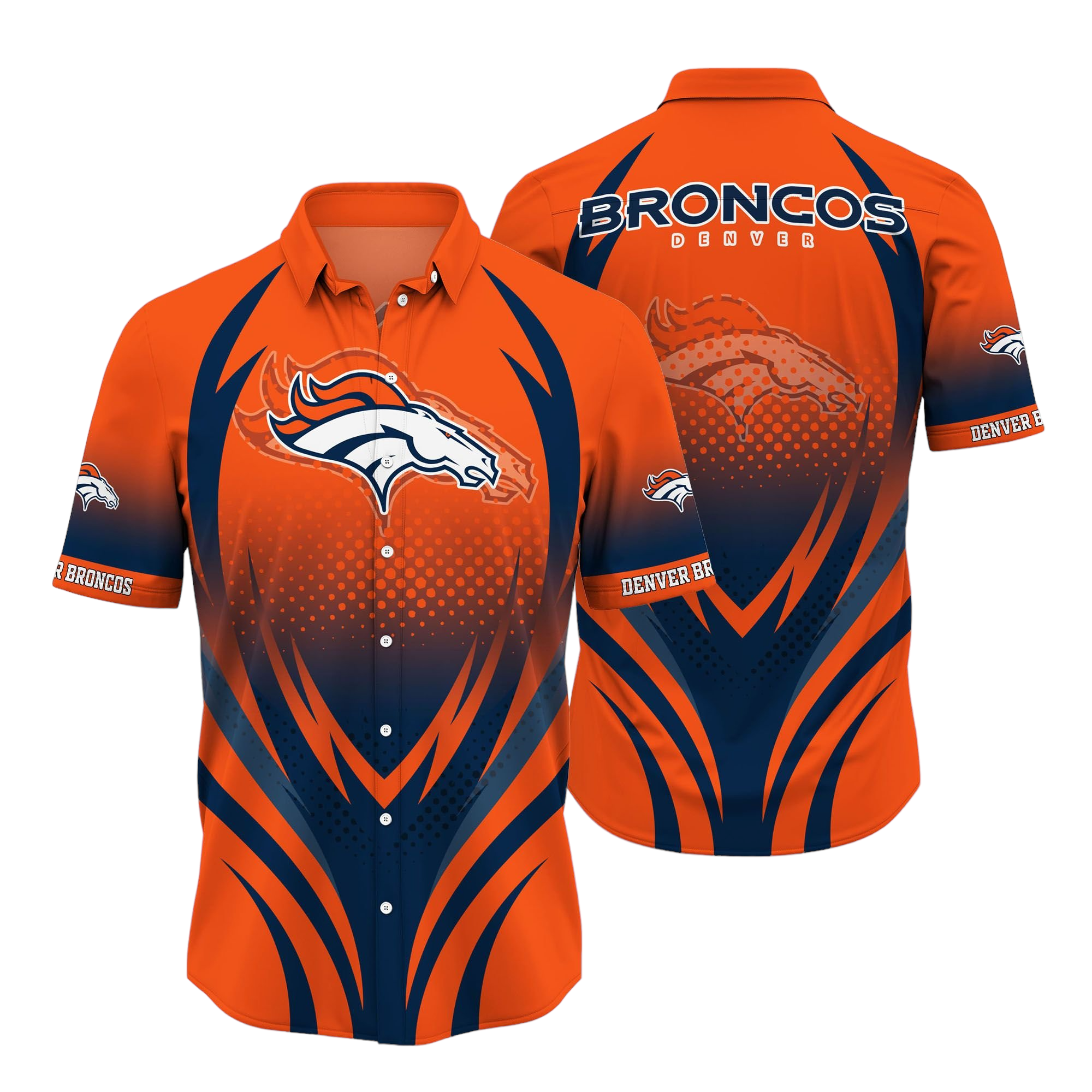 denver broncos nfl Hawaiian Shirt Aloha Shirt for Men Women