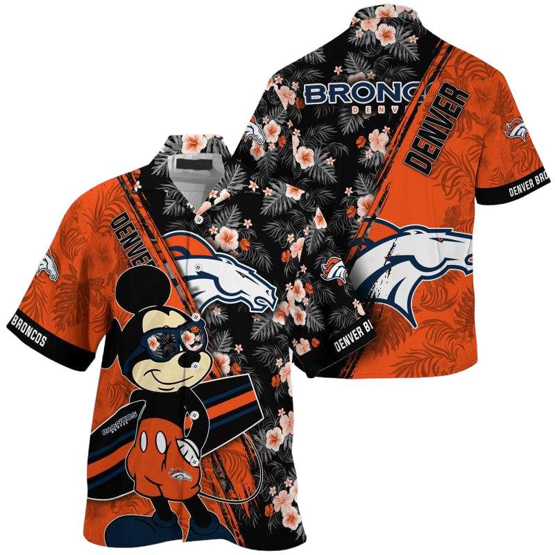 denver broncos nfl summer Hawaiian Shirt Aloha Shirt for Men Women