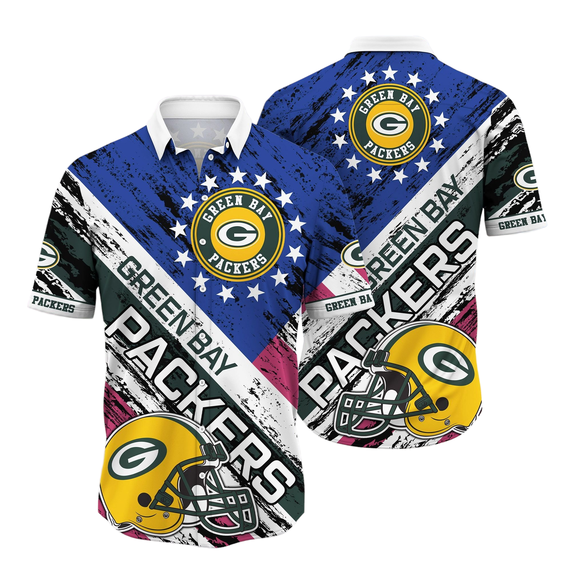 green bay packers nfl Hawaiian Shirt Aloha Shirt for Men Women