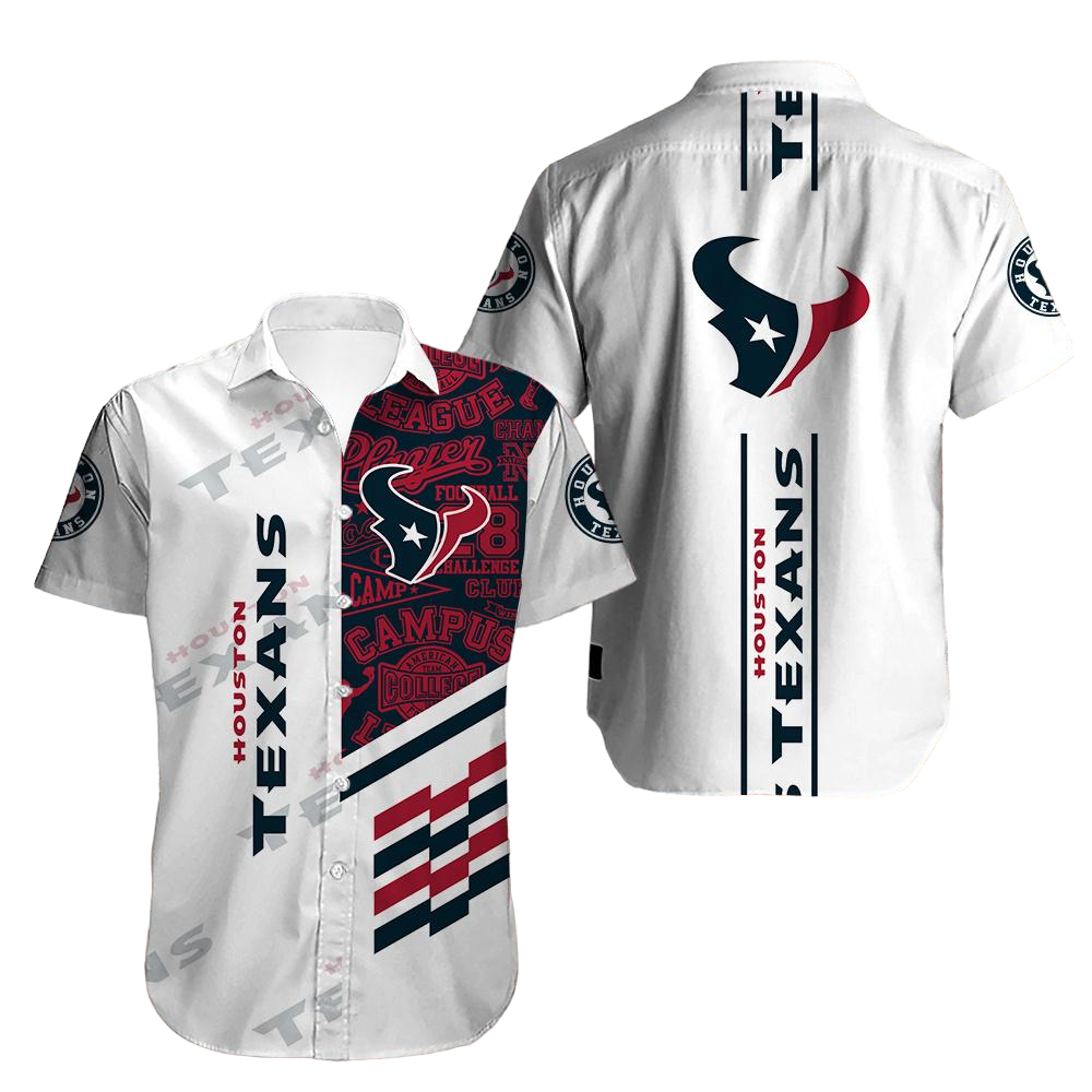 houston texans Hawaiian Shirt Aloha Shirt for Men Women