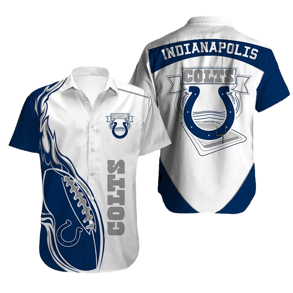 indianapolis colts Hawaiian Shirt Aloha Shirt for Men Women