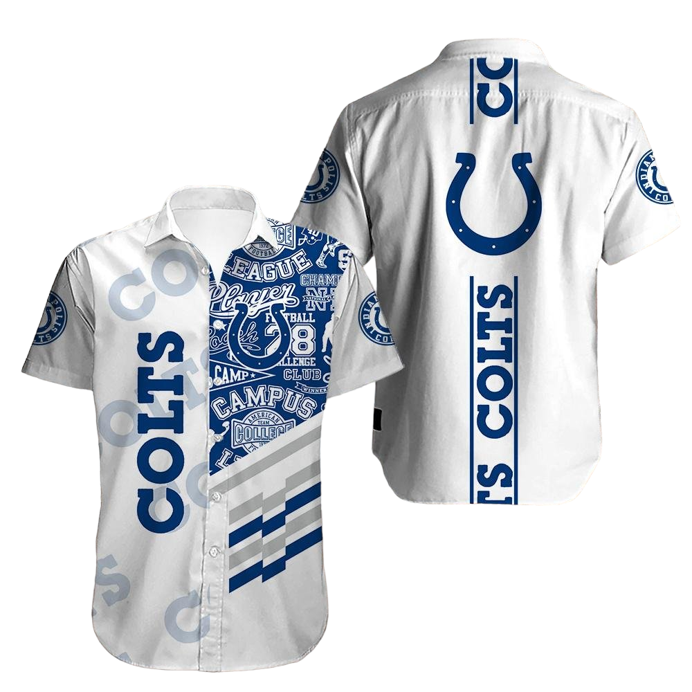 indianapolis colts Hawaiian Shirt Aloha Shirt for Men Women