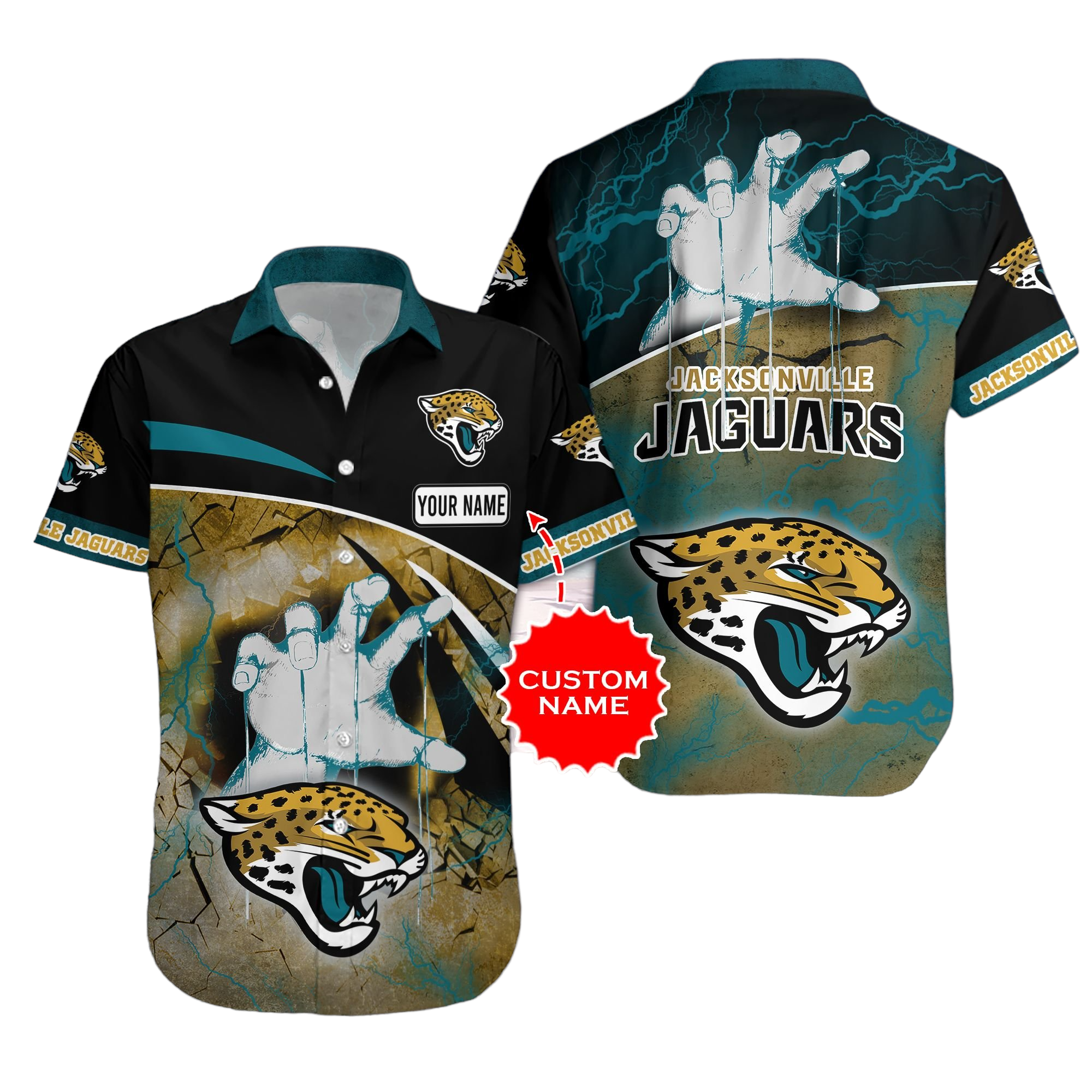 jacksonville jaguars Hawaiian Shirt Aloha Shirt for Men Women