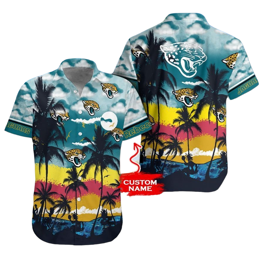 jacksonville jaguars nfl gift for fan personalized Hawaiian Shirt Aloha Shirt for Men Women